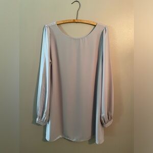Lulu’s Light Gray Dress, Size L